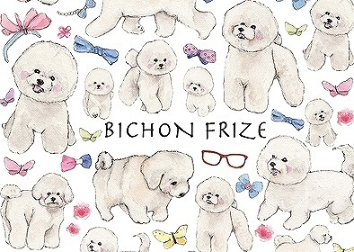 ビションフリーゼ はがきサイズ | Animal collection | Loretta