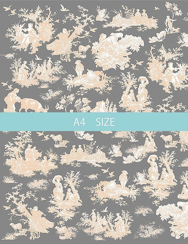 CUTガラス用トワルドジュイマットゴールドA4