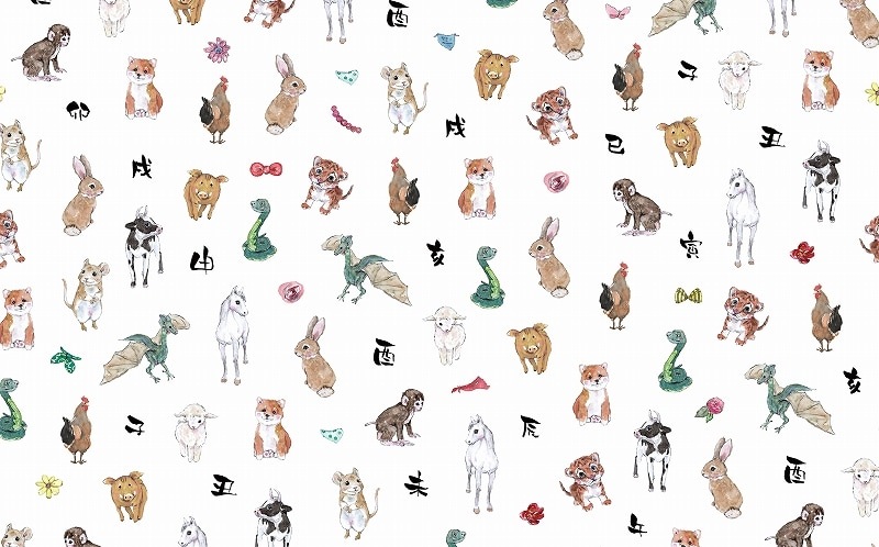 CUT和柄ミニ干支 A4