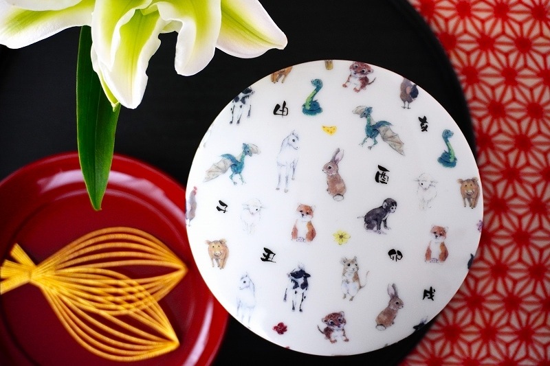 【5枚SET】和柄ミニ干支(1枚あたり1500円)A3