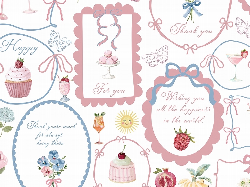 【10枚SET】ハンドペイントフレーム (1枚あたり1300円)A4