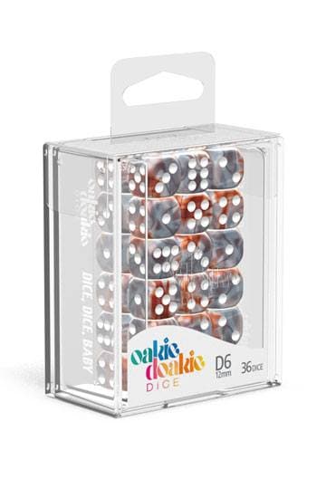 oakie doakie DICE 16 mm - Silver-Rust  12個入り