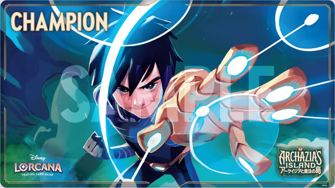 ディズニー ロルカナ ヒロ・ハマダ アーマー設計者 プレイマット プレイマット《ヒロ・ハマダ-アーマー設計者》（優勝者用） | すべての