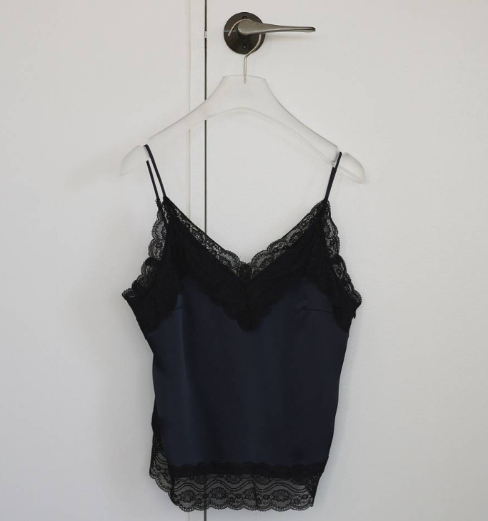 anuke（アンヌーク）』Satin Lace Camisole | すべてのトップス 