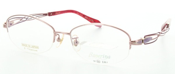 Banerina（バネリーナ）BA-1014 Size.53 Col.2｜メガネ(眼鏡・めがね