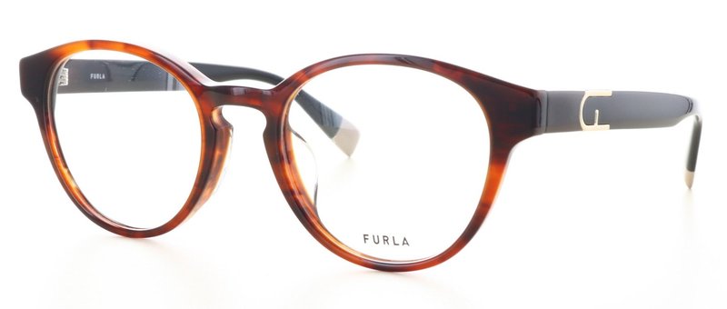 ★VFU860J-08FF-49★国内正規品 フルラ 眼鏡 メガネ フレーム HOYA 遠近両用メガネ 老眼鏡 度つき 度入り FURLA vfu860j-08ff