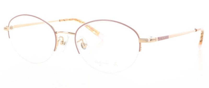 agnes b（アニエスベー）50-0121 Size.49 Col.01｜メガネ(眼鏡・めがね