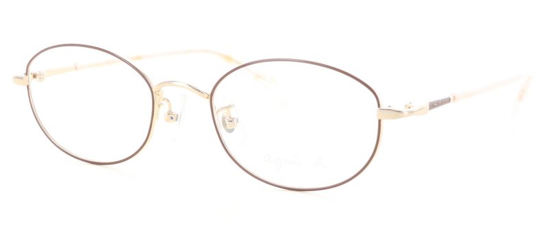 agnes b（アニエスベー）50-0123 Size.49 Col.02｜メガネ(眼鏡・めがね