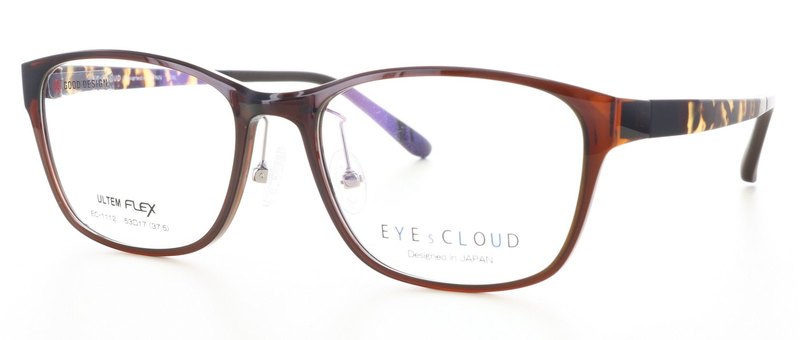 EYEs CLOUD（アイクラウド）EC-1112 Size.53 Col.4｜メガネ(眼鏡