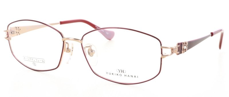 YUKIKO HANAI（ユキコハナイ）17255 Size.56 Col.43｜メガネ(眼鏡