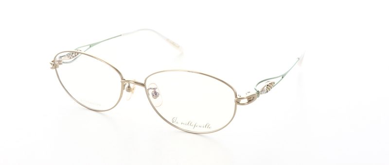 La millefeuille（ラ ミルフィーユ）MLF-103 Size.55 Col.1｜メガネ