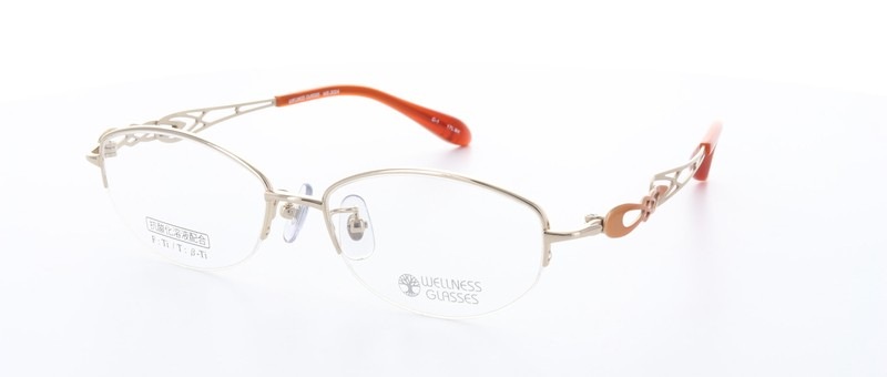 WELLNESS GLASSES�ʥ�����ͥ����饹��WE-3004 Size.51 Col.1