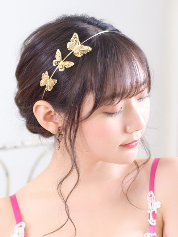 ポイントバタフライカチューシャ