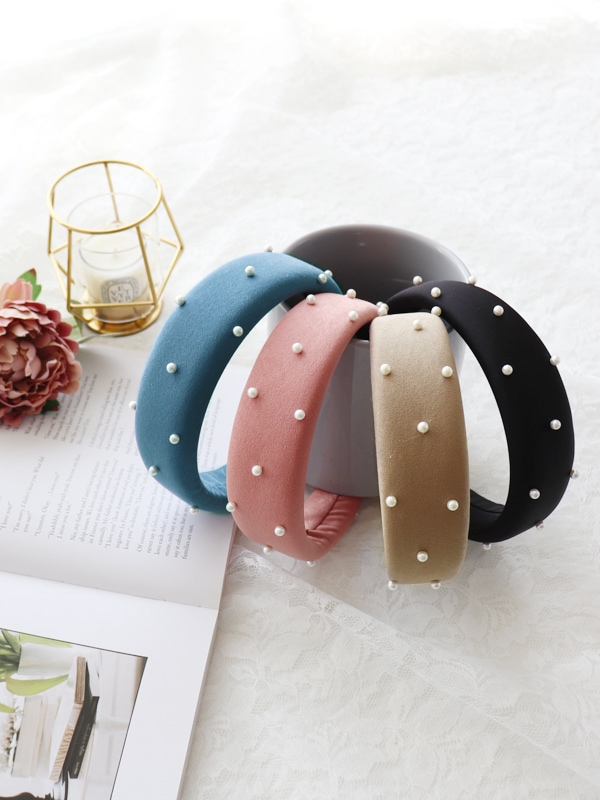 ワイドパールカチューシャ