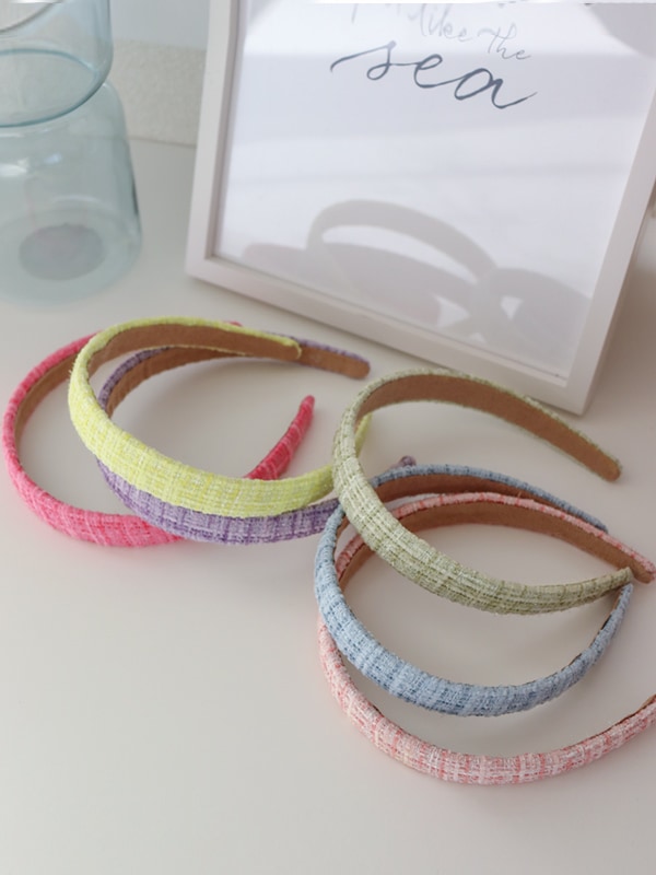 ツイードチェックカチューシャ