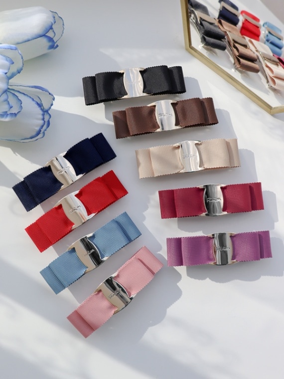 バックルリボンバレッタ