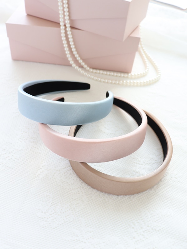 サテンバレエカチューシャ