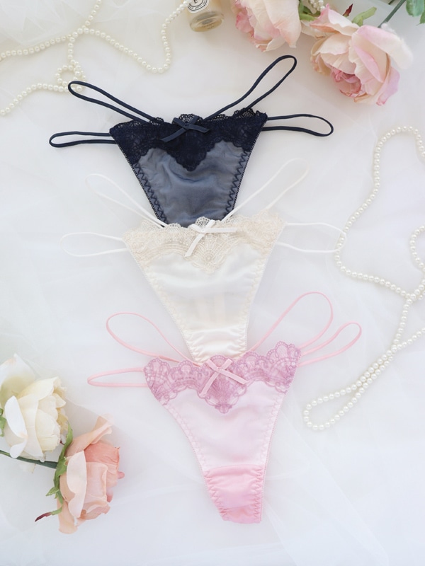 ほどけるブラ】 LOVE2nd ラブラン ブラ&ショーツセット&TバックF65