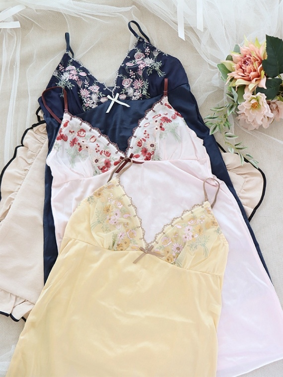 レトロブーケ 単品スリップ