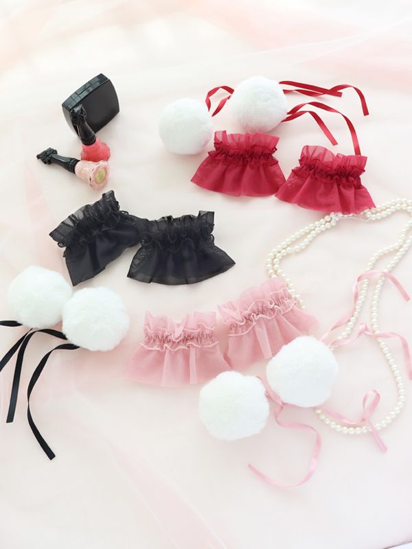 Honey bunny ぼんぼんカフスセット