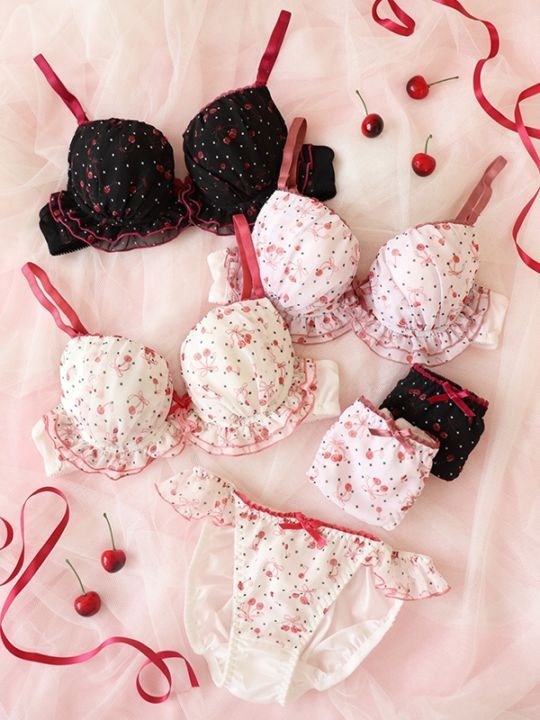 ドットチェリーシフォンブラセット