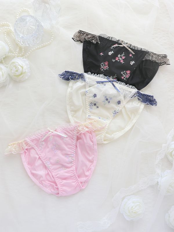 Floral Lace単品フリルショーツ