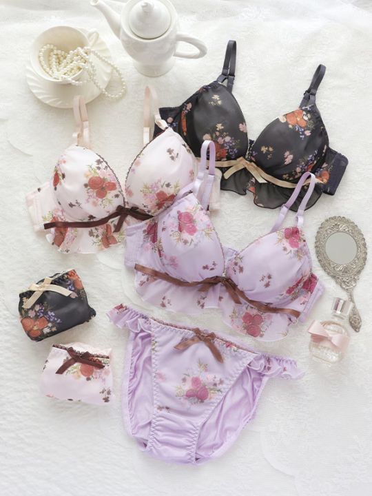 レトロフラワードレスブラセット