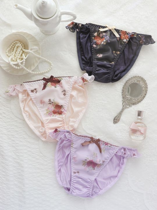 レトロフラワードレス単品ショーツ