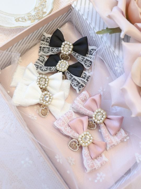 シュガーレースリボンクリップセット