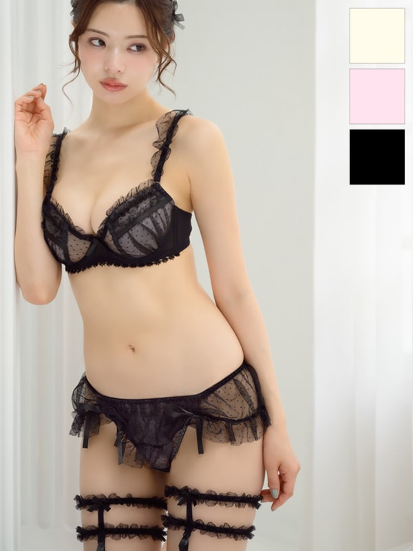 らぶちっくブラ＆Tバックセット