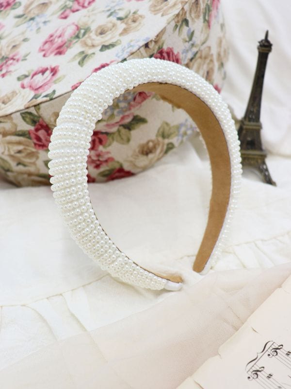 ポンパドールパールカチューシャ