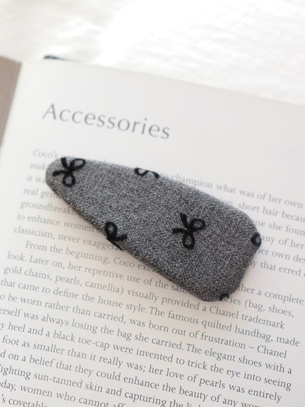 フロッキーリボンヘアピン