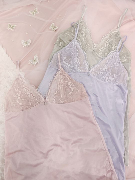 エクラストレッチセリーナ単品スリップ