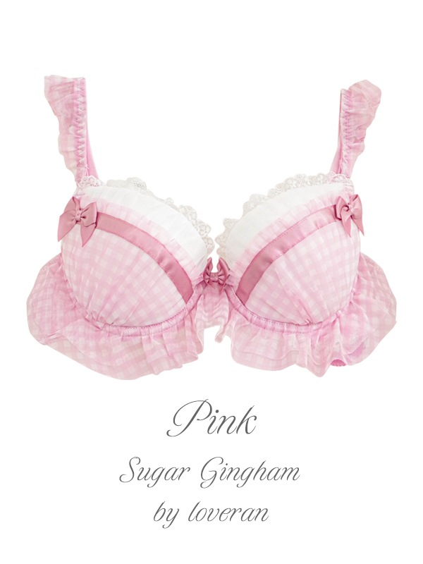 Sugar Ginghamブラセット｜かわいい下着・ランジェリーの通販【LOVERAN