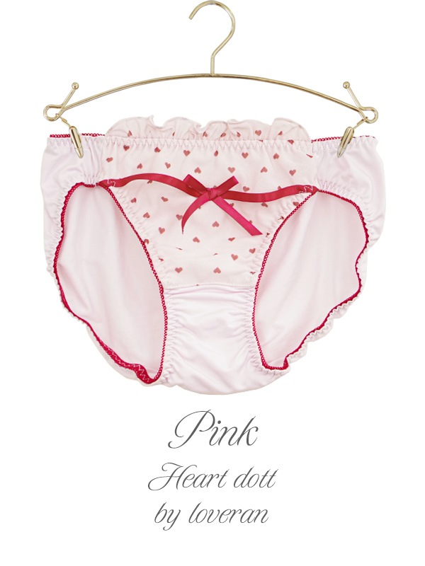 Heart dottノンワイヤーブラセット｜かわいい下着・ランジェリーの通販