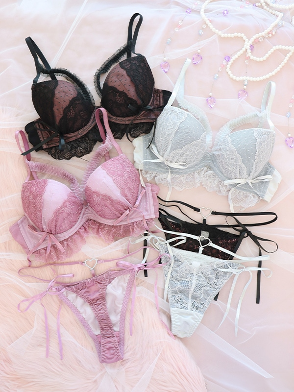 LOVERAN ブラ＆Tバックセット F70 Loveran はみちちブラ LOVE&ブラ＆T