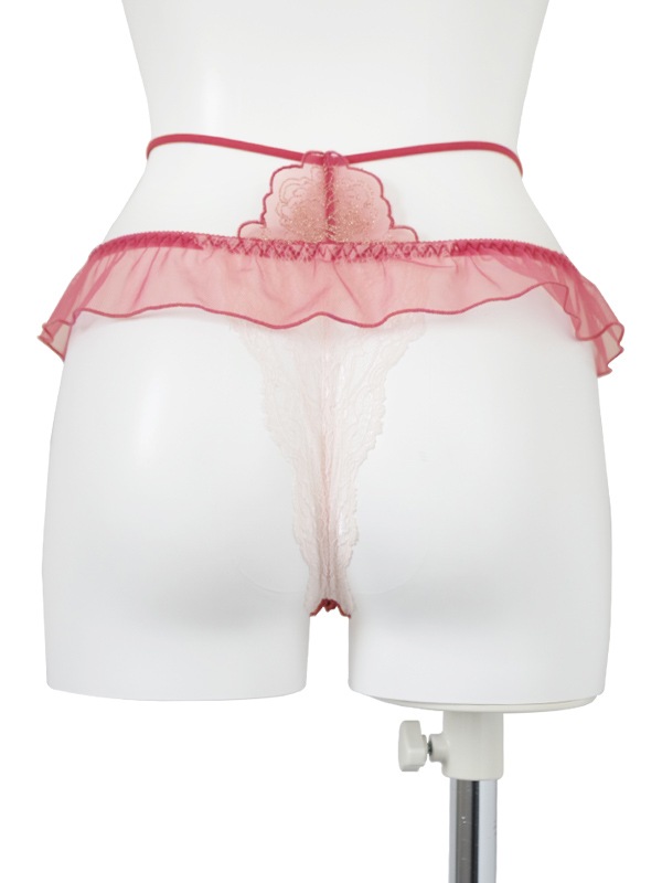 【ほどけるブラ】　LOVE2nd　ラブラン ブラ&ショーツセット&TバックF65 ほどけるブラ】 LOVE2nd ラブラン ブラ&ショーツセット&Tバック