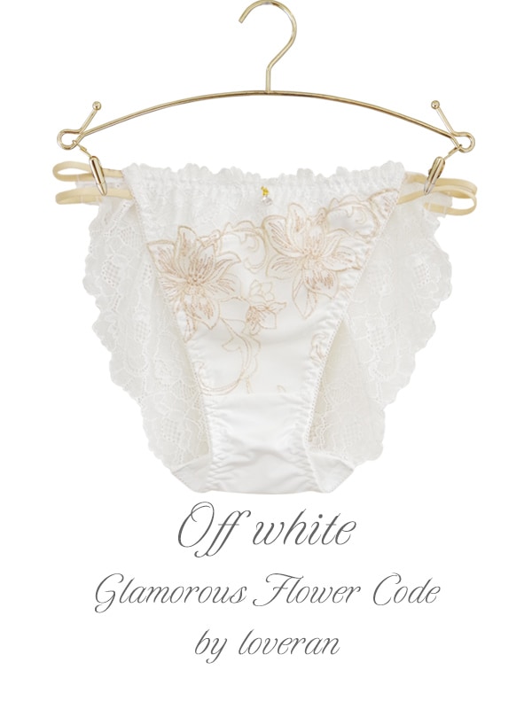 Glamorous Flower Code単品デザインショーツ｜かわいい下着