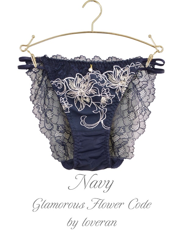 Glamorous Flower Code単品デザインショーツ｜かわいい下着