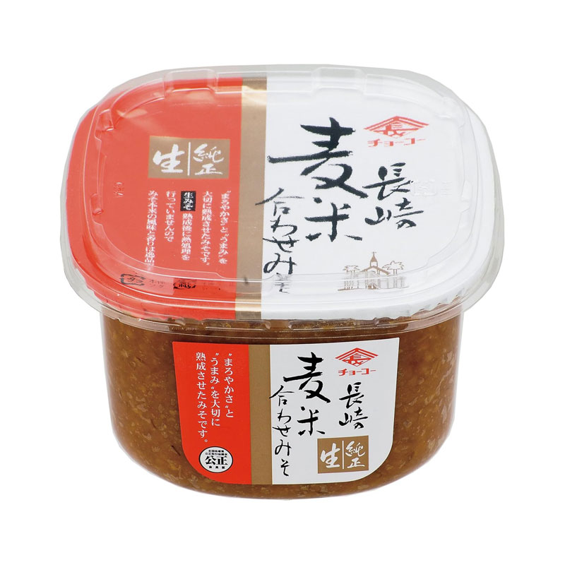 [2個]チョーコー醤油 長崎麦米合わせみそ　750g　賞味期限2024.08.21【賞味期限間近】