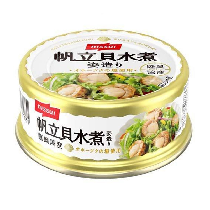 [6個]ニッスイ 帆立貝柱水煮姿造り　70g　賞味期限2025.12.31