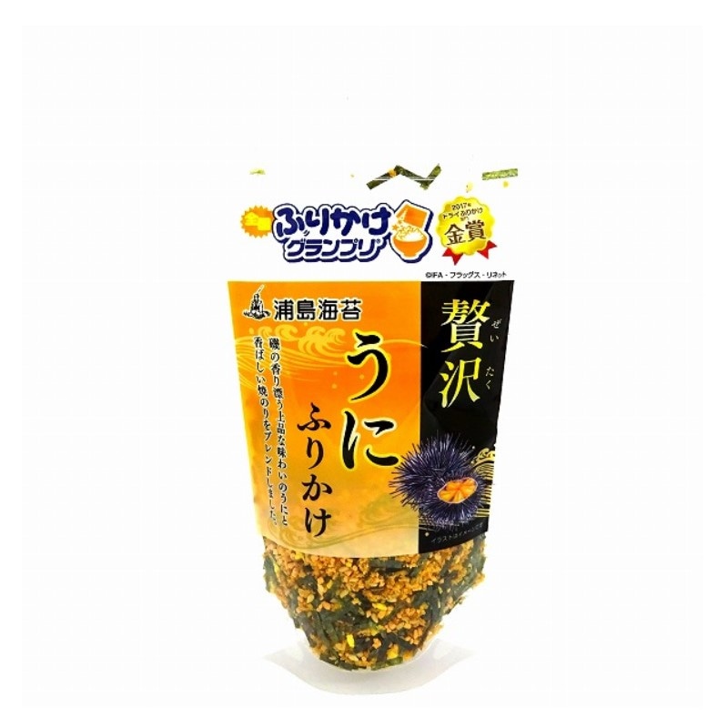 [2個]浦島海苔 贅沢うにふりかけ　35g　賞味期限2025.09.26