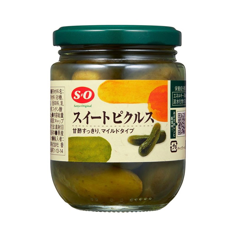 [3個]讃陽食品 S=O スイートピクルス　240g　賞味期限2027.06.18