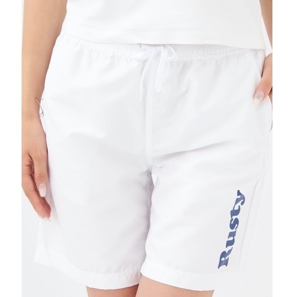 サイズ：M　RUSTY レディース サーフパンツ ボードショーツ（WHT）　　