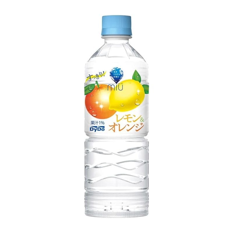 [24本]ダイドードリンコ ミウ レモン＆オレンジ　550ml　賞味期限2026.02.28