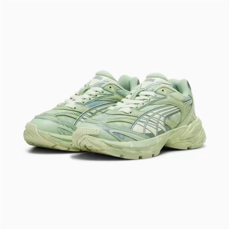 【23.0cm】PUMA レディース ベロファシス RETREAT YOURSELF スニーカー （グリーン系）　　