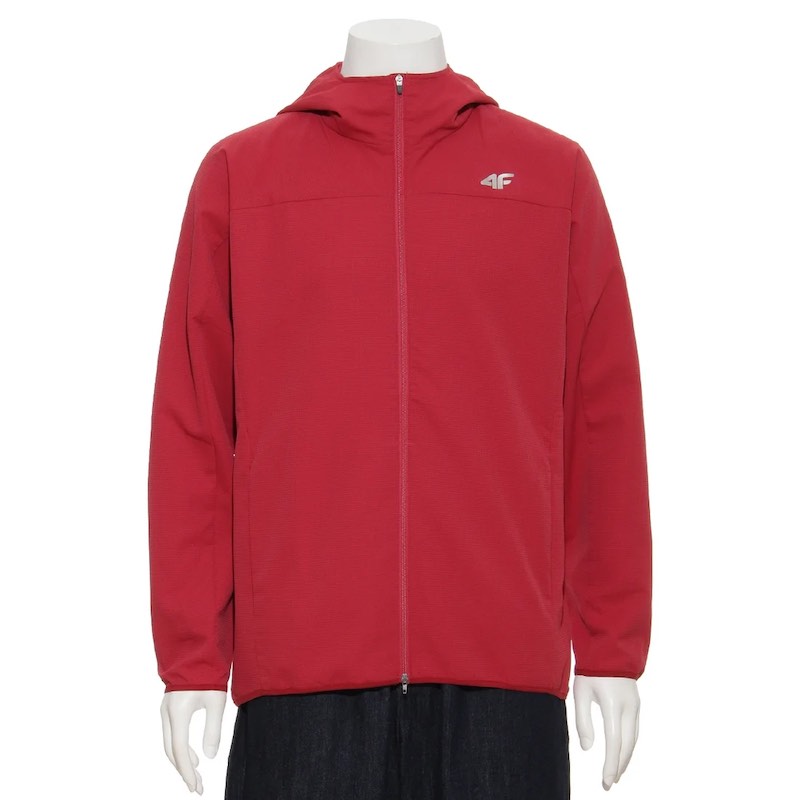 サイズ：M　4F メンズ パーカー（RED）　　