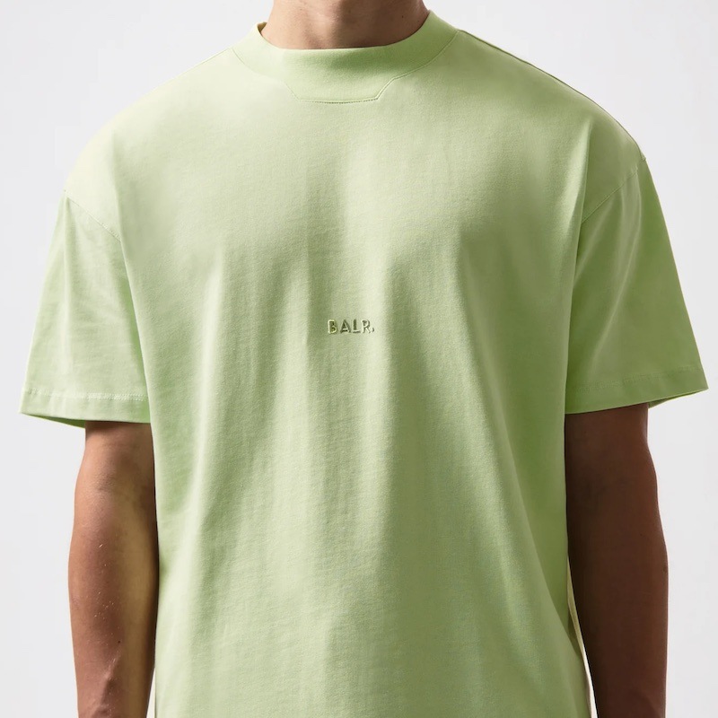 【Lサイズ】BALR.  メンズ LOGO BOX T-SHIRT (Reed Green)　　