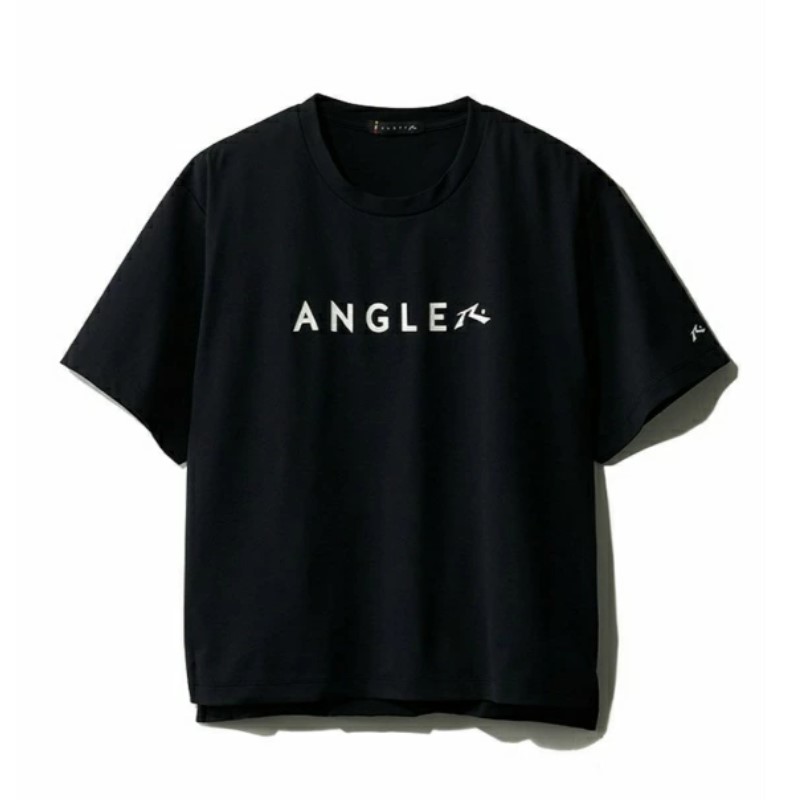 【Sサイズ】RUSTY レディース フィッシングウェア PEARTEXロゴＴシャツ（BLK）　　