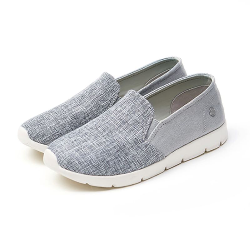 【24.5cm】SKONO レディース Light linen comfort Shoes（GRAY）　　